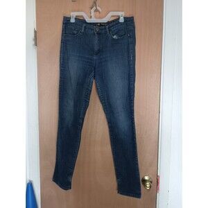 Kim Kardashian Womens Jeans Curvy Skinny   Blue Denim  - Size 12